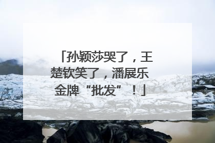 孙颖莎哭了，王楚钦笑了，潘展乐金牌“批发”！